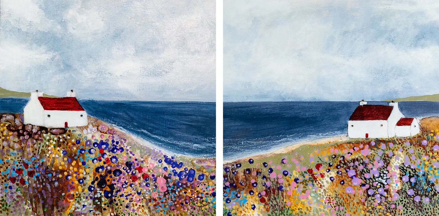 The sound of the sea, Style A & B, Set Of 2