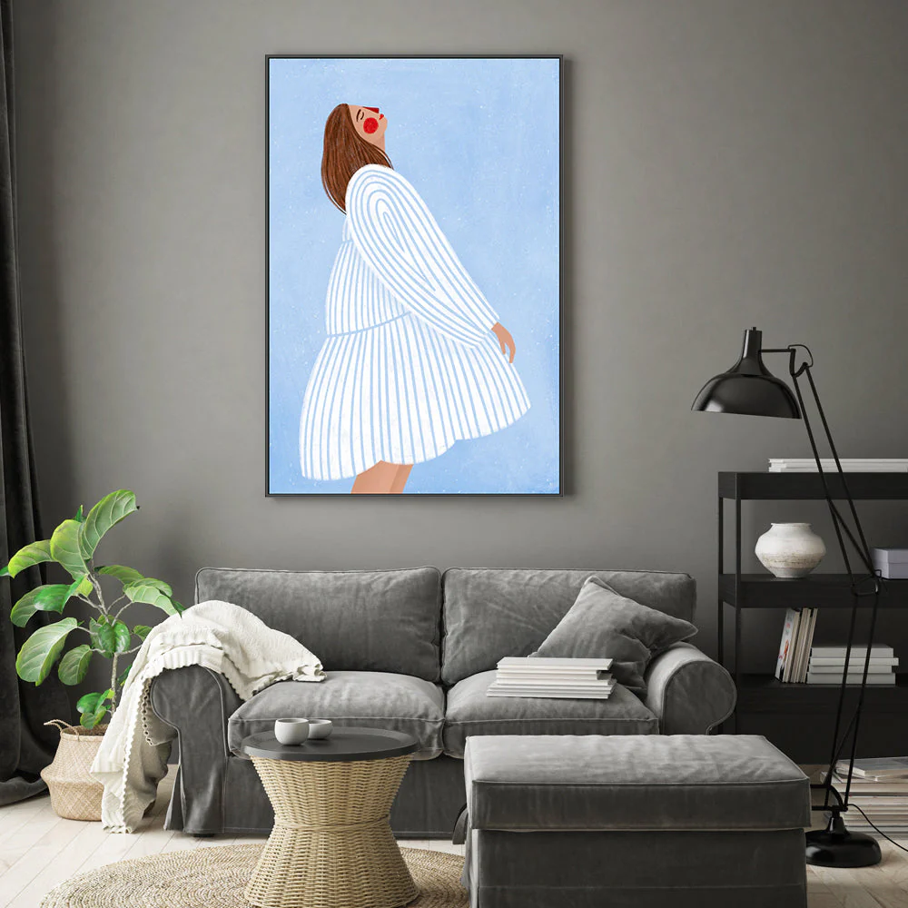 The Woman With The Blue Stripes - Image 8