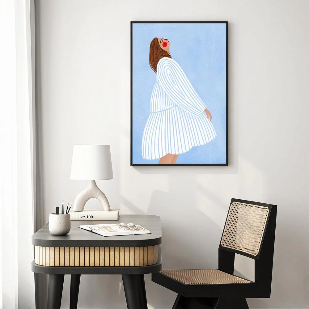 The Woman With The Blue Stripes - Image 9