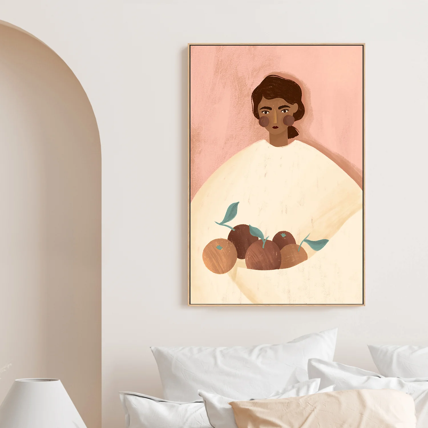 The Woman With The oranges, Peach tone - Image 2