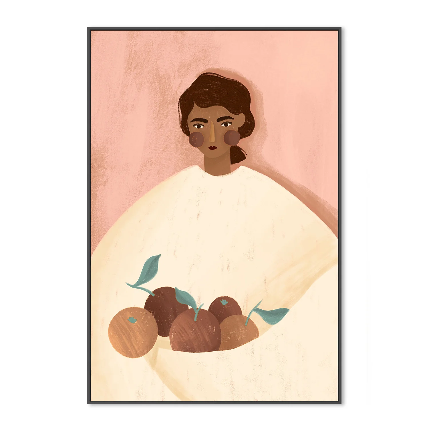 The Woman With The oranges, Peach tone - Image 3