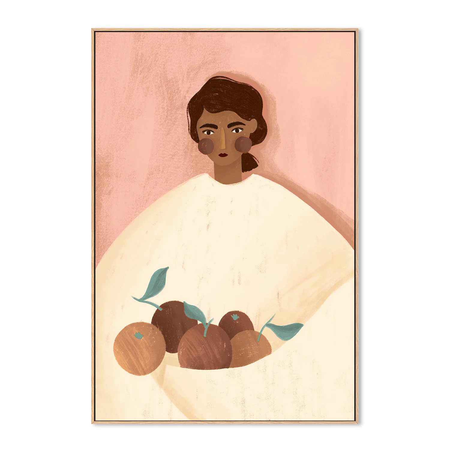 The Woman With The oranges, Peach tone - Image 4
