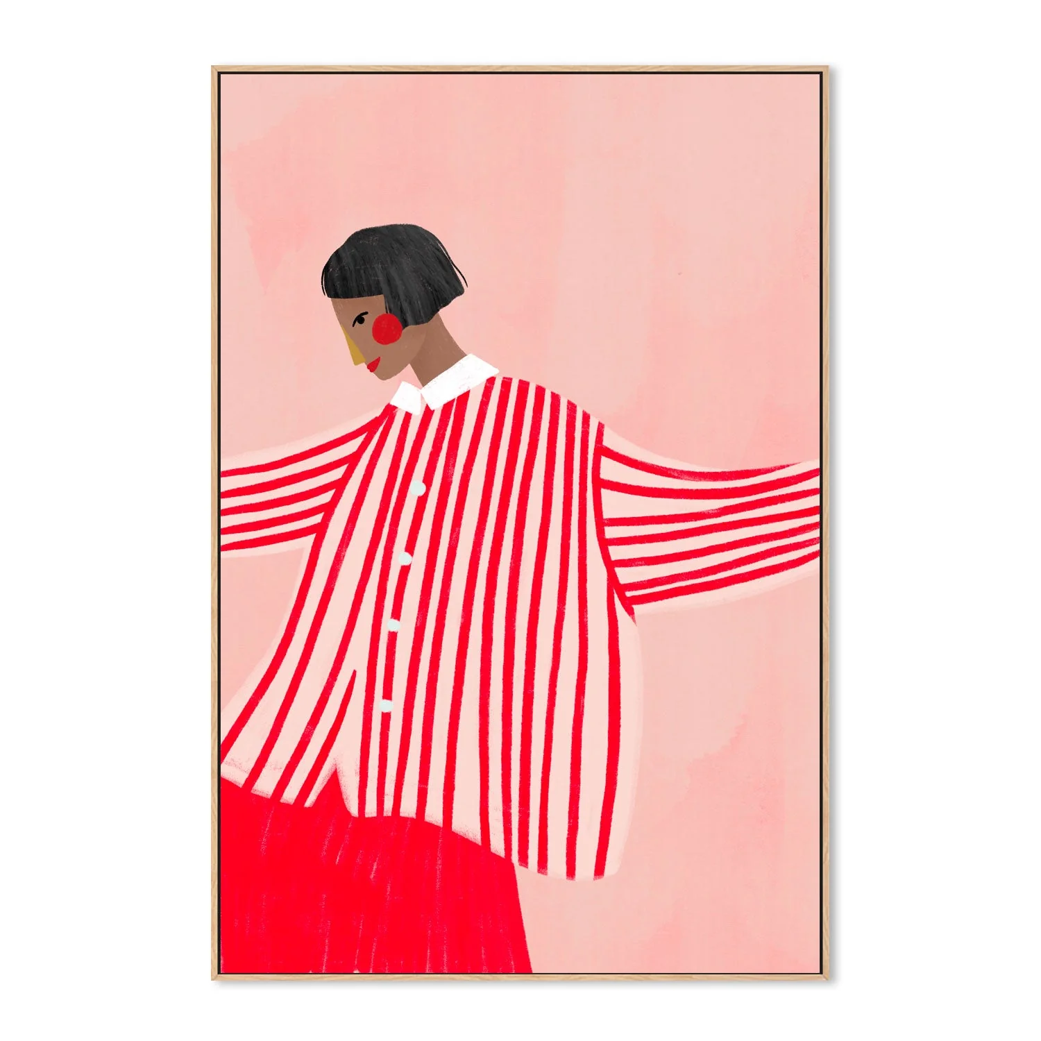 The Woman With The Red Stripes - Image 4