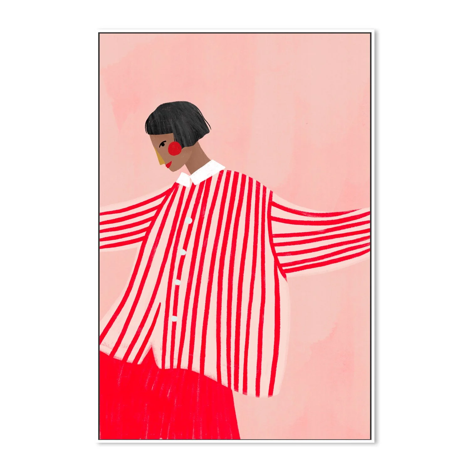 The Woman With The Red Stripes - Image 5