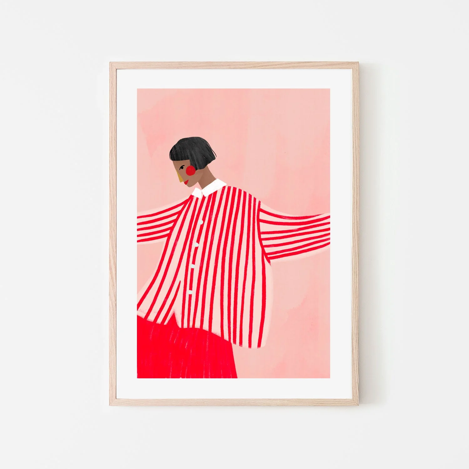 The Woman With The Red Stripes - Image 6