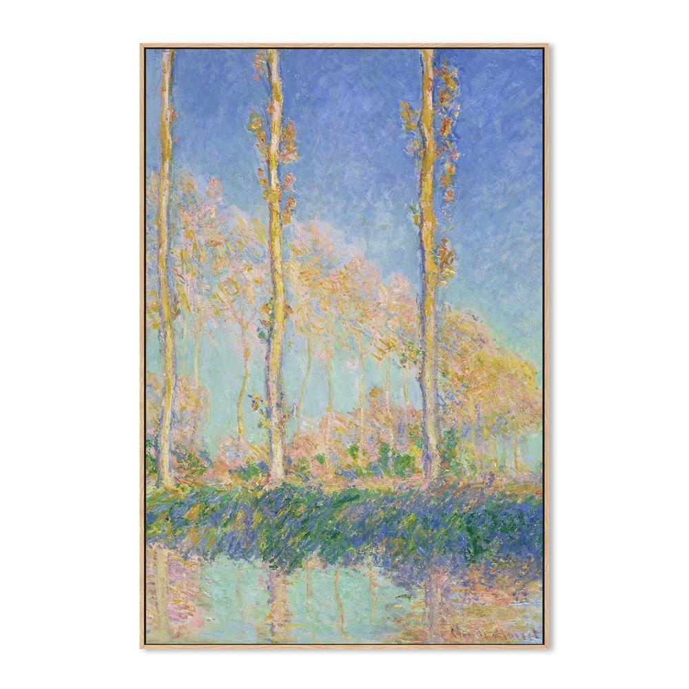 Three Trees Autumn Pink Effect 1891 , By Monet - Image 4