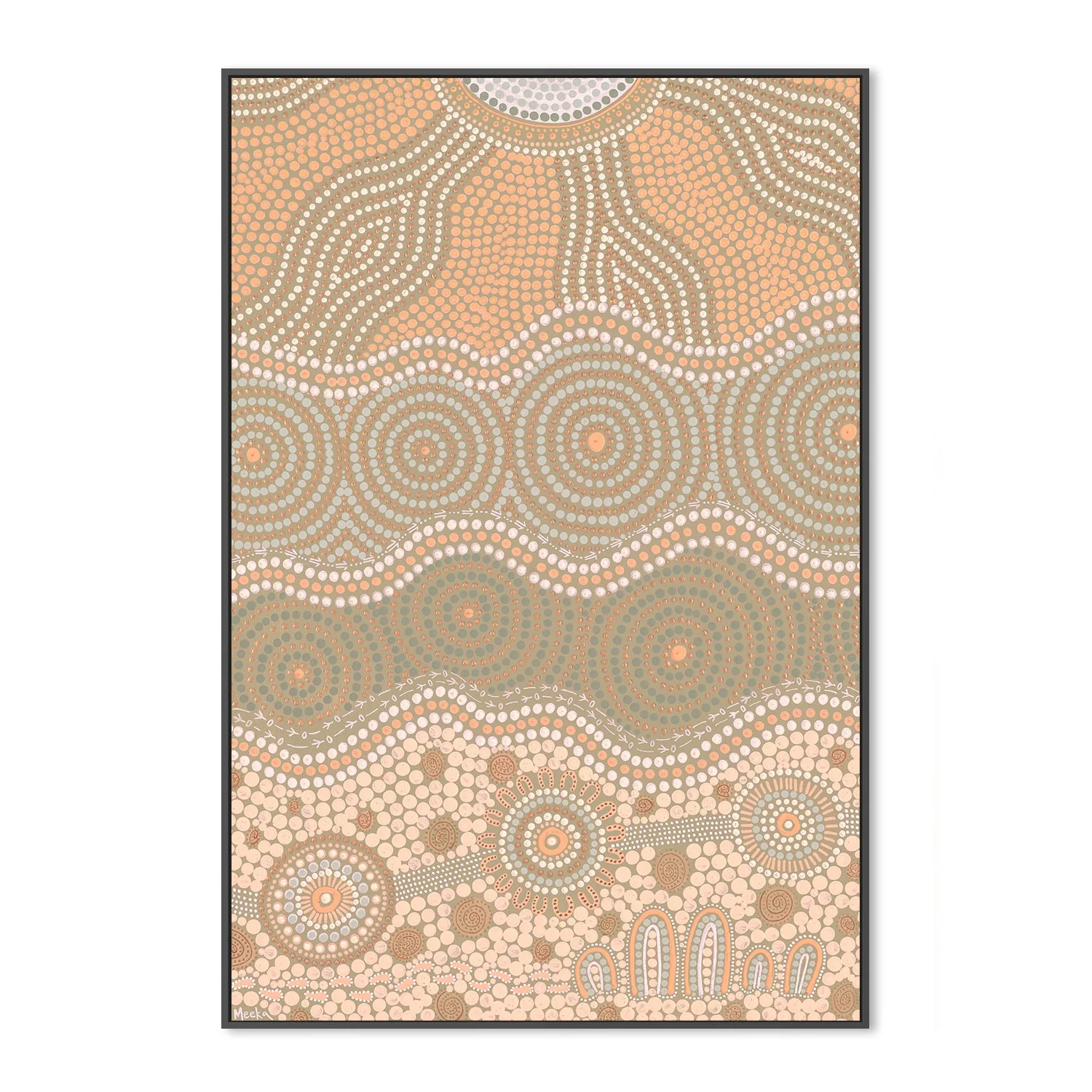 Travelling Our Land, Orange And Green - Image 3