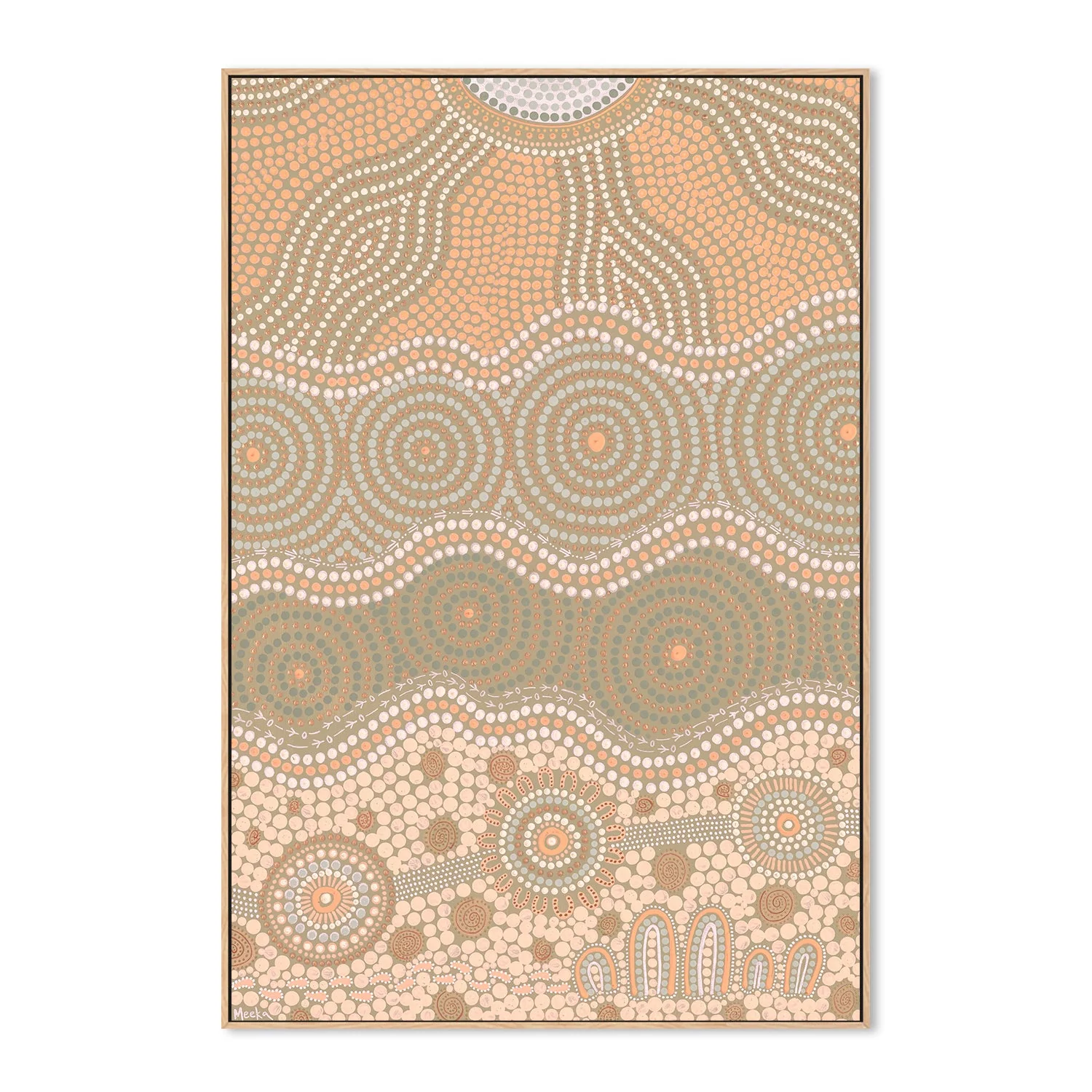 Travelling Our Land, Orange And Green - Image 4