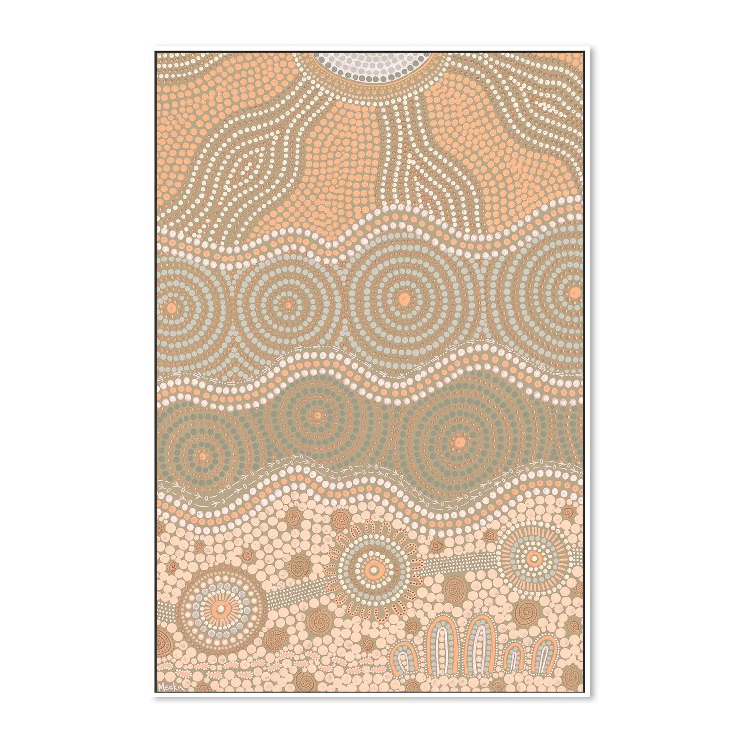 Travelling Our Land, Orange And Green - Image 5