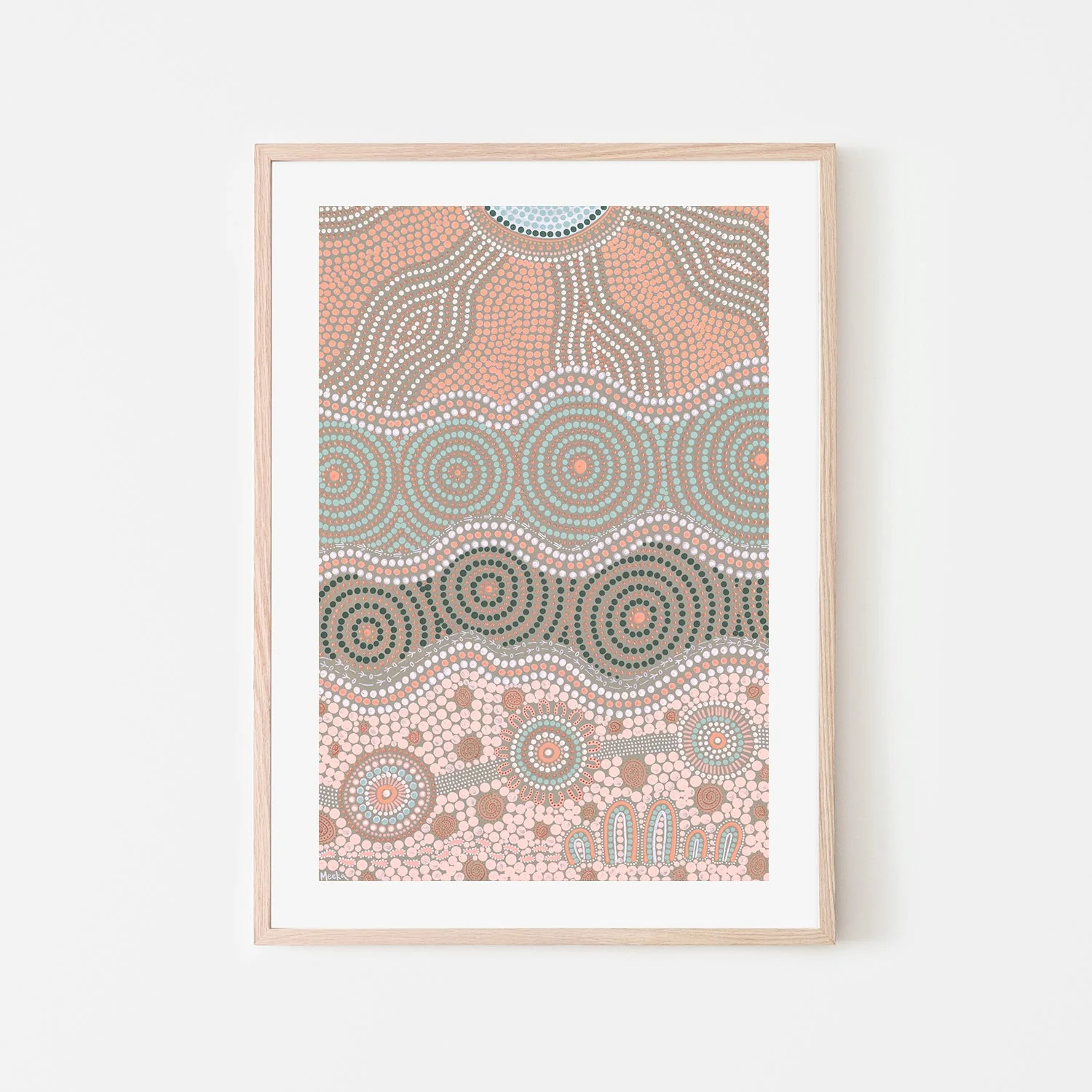 Travelling Our Land, Peach And Green - Image 6