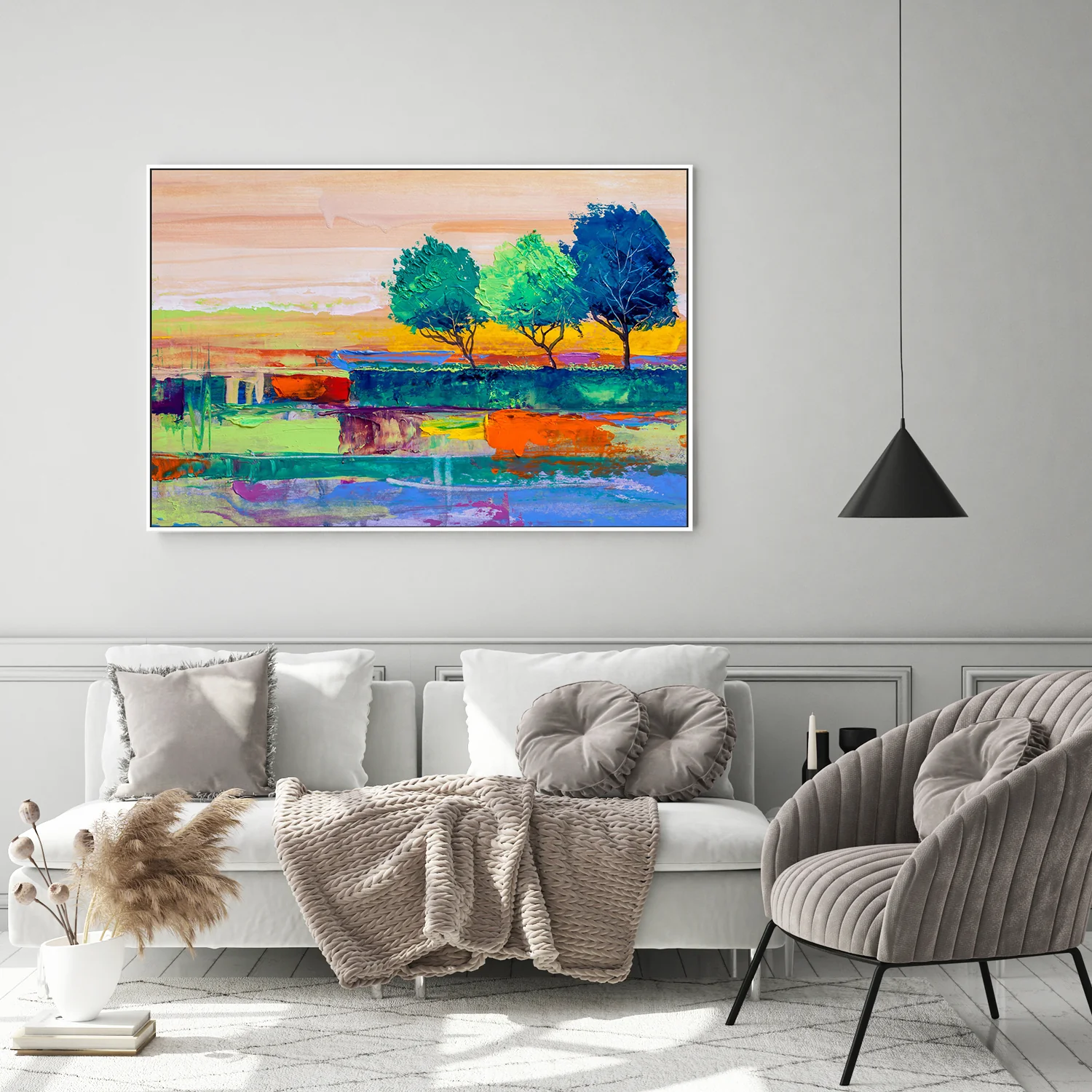 Tree of Life, Style B, Hand-Painted Canvas - Image 2