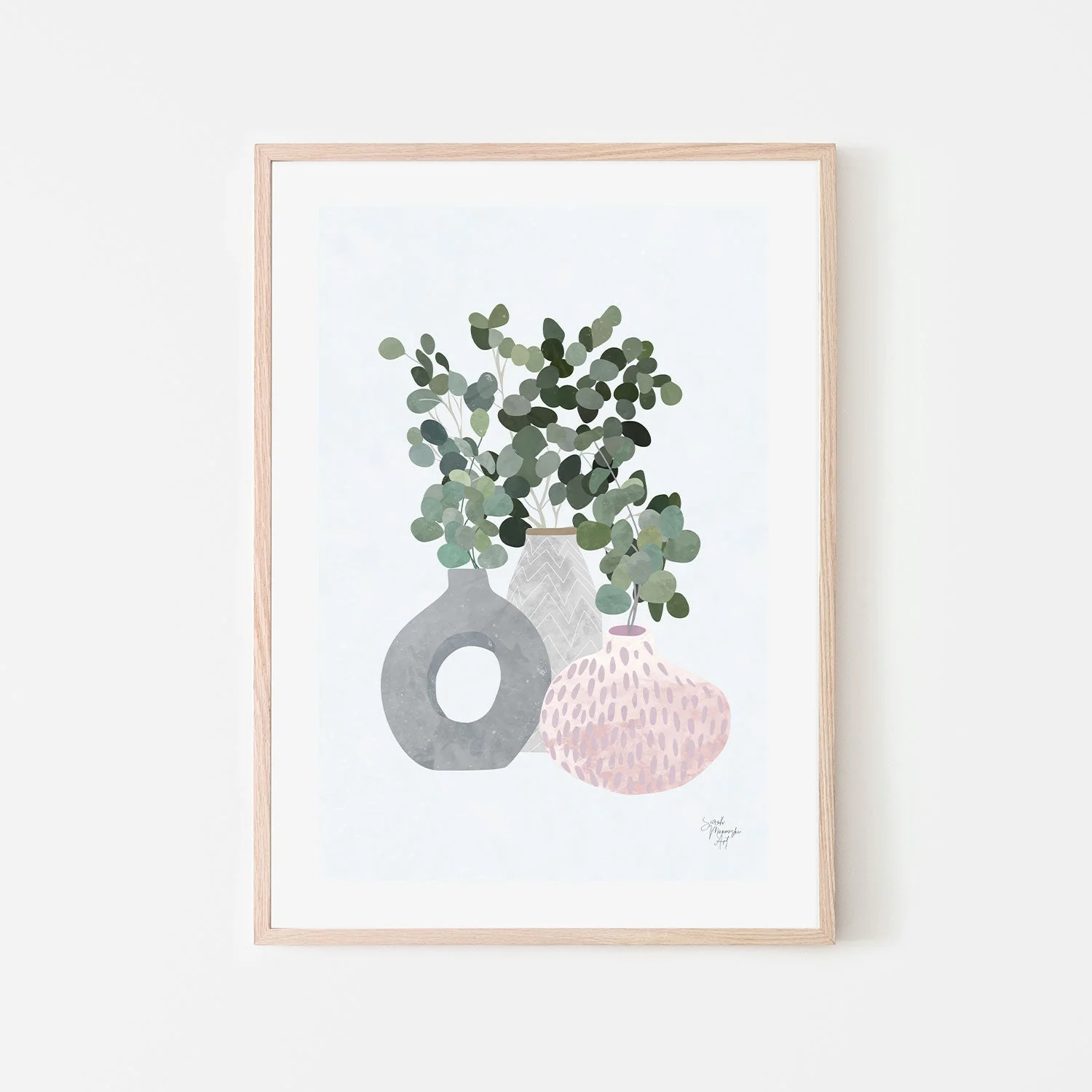 Trio Of Pot Plants - Image 6