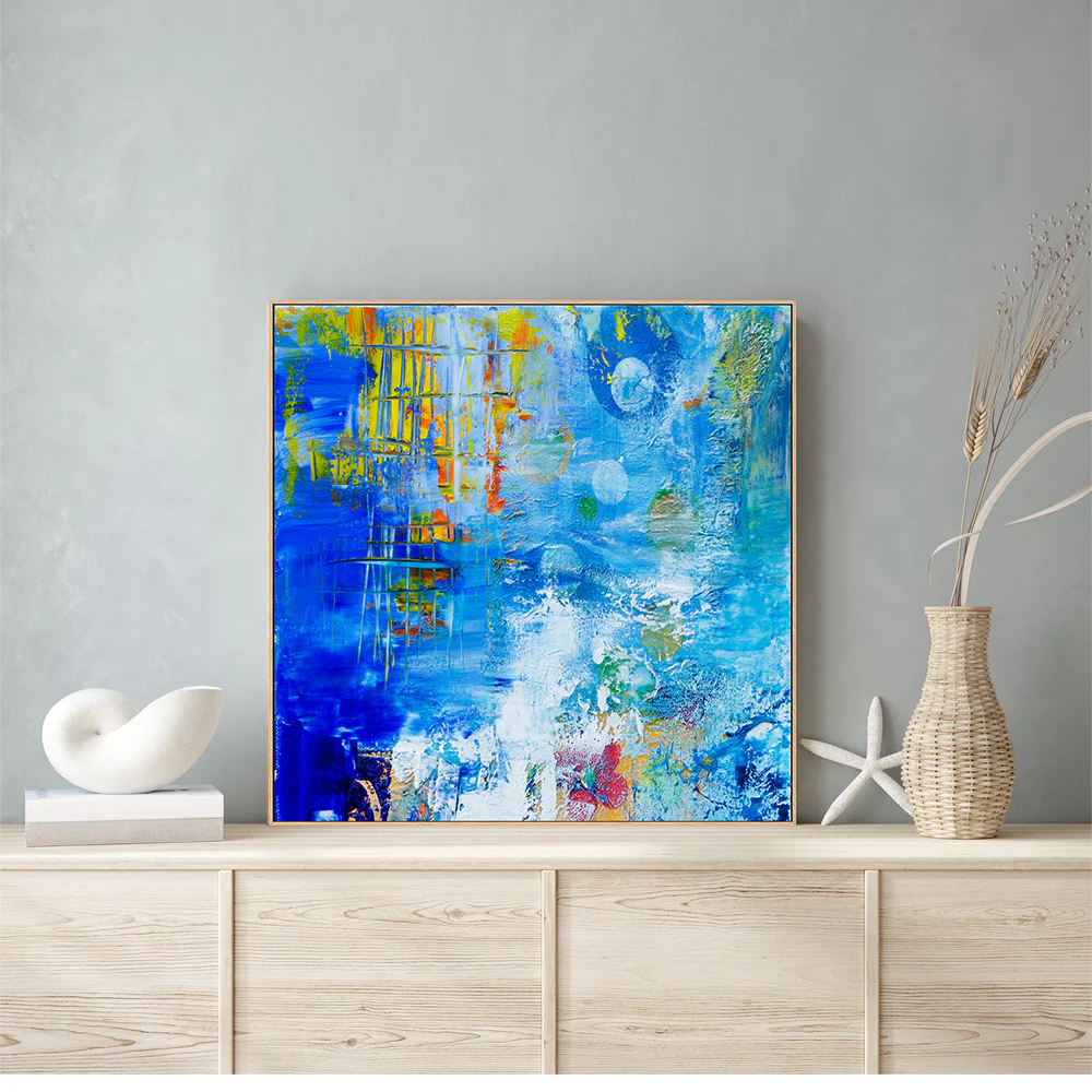 Tropical Mess, Hand-Painted Canvas - Image 2