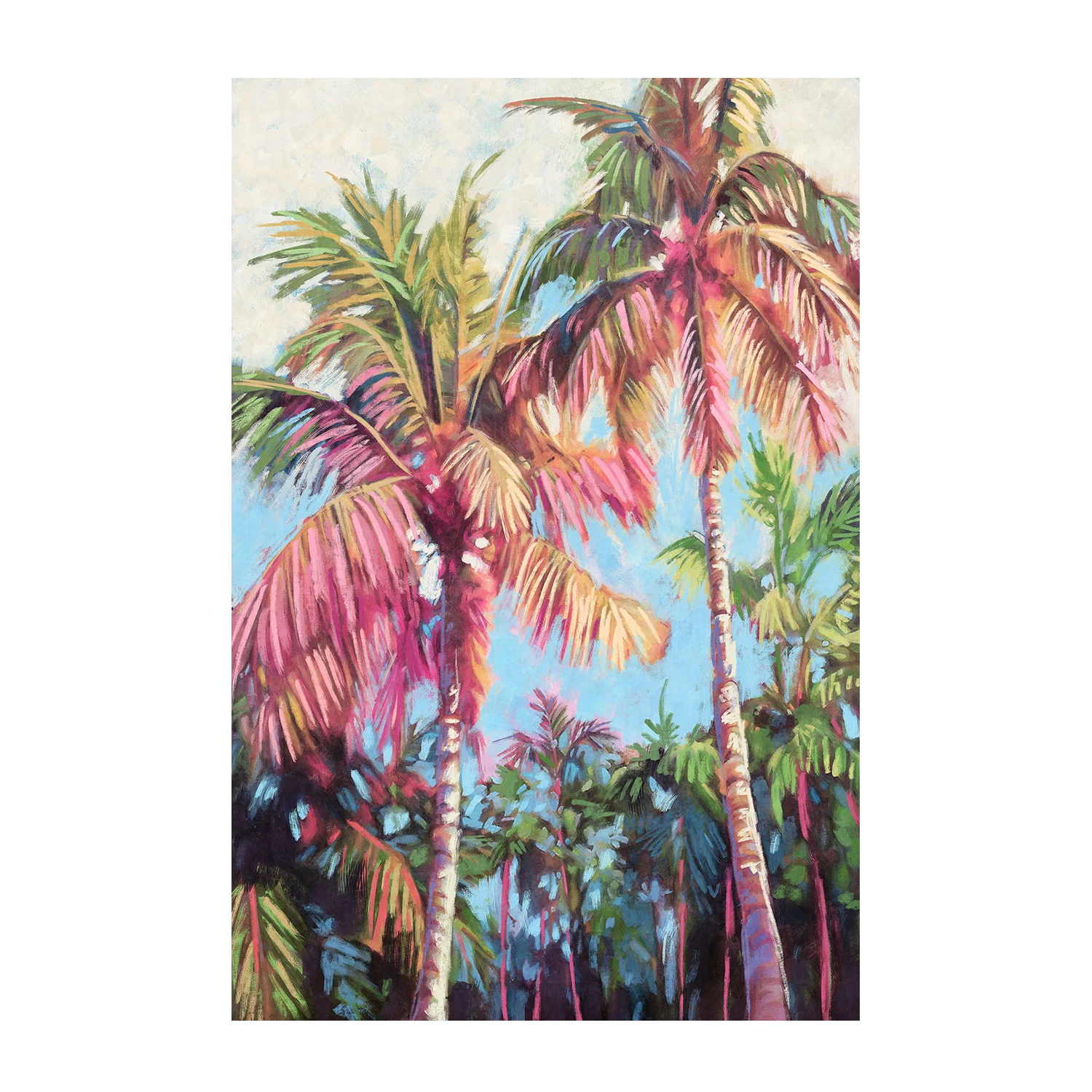 Tropical Palm Trees, Style A & B, Set Of 2 - Image 7