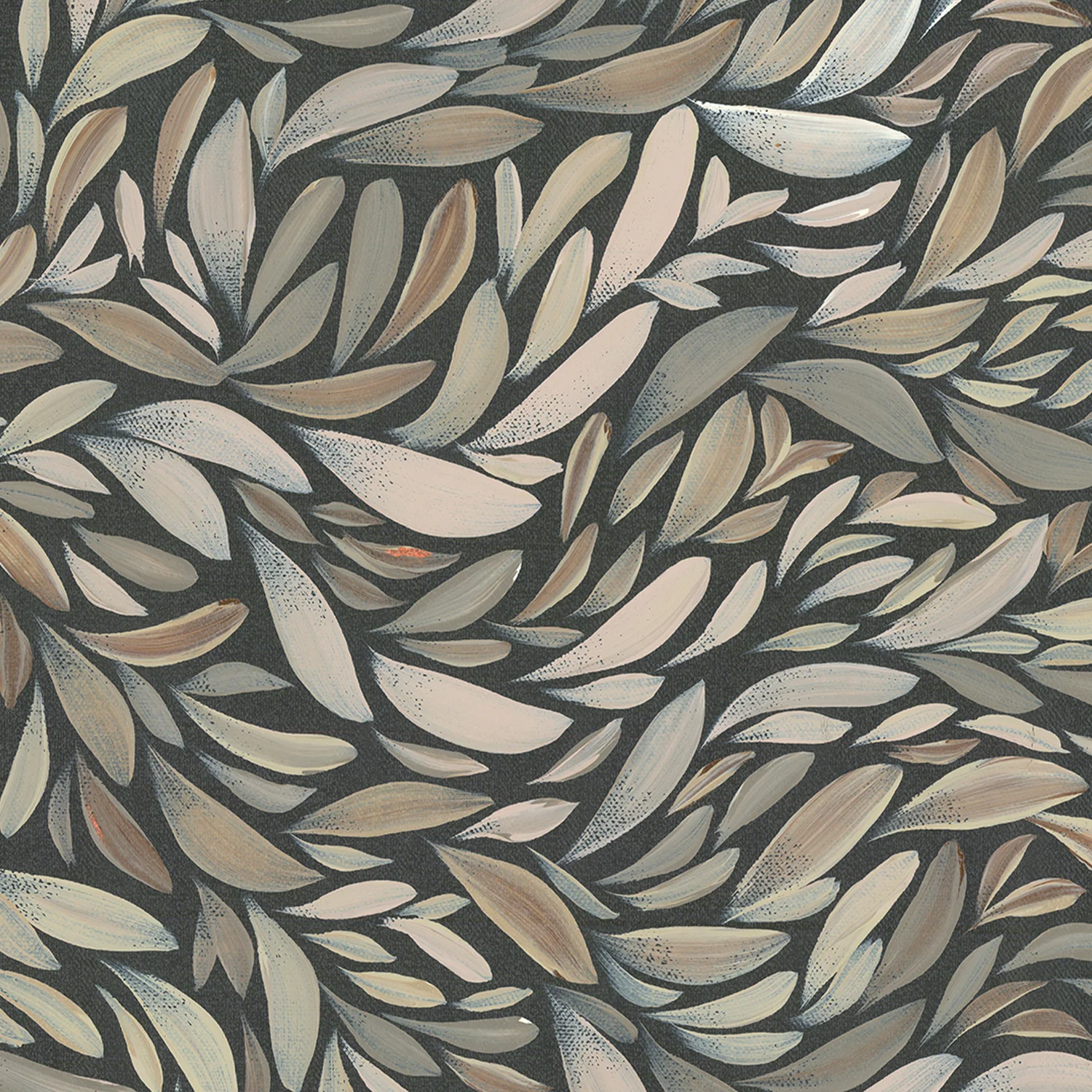 Tumbetin Baibaiye, Healing Leaves, Brown Cream and Grey - Image 9