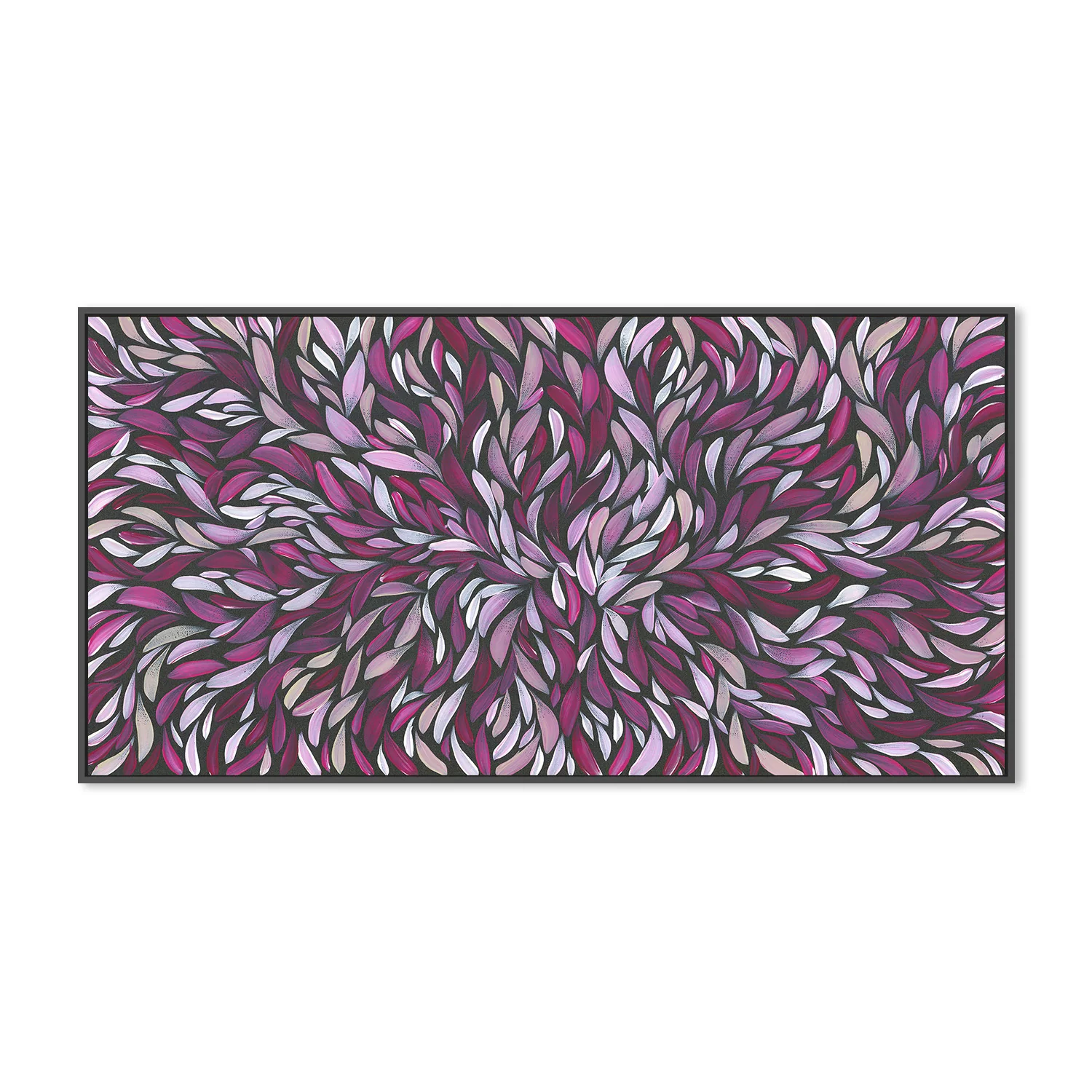 Tumbetin Baibaiye, Healing Leaves in Purple, Cream & White - Image 3