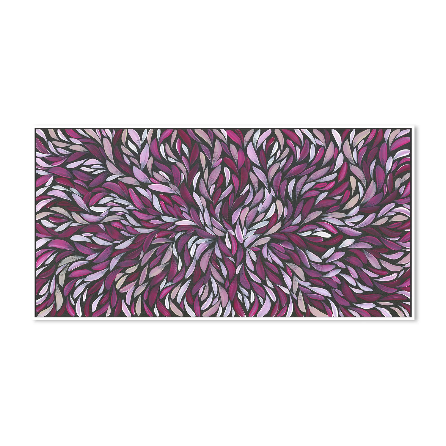 Tumbetin Baibaiye, Healing Leaves in Purple, Cream & White - Image 5