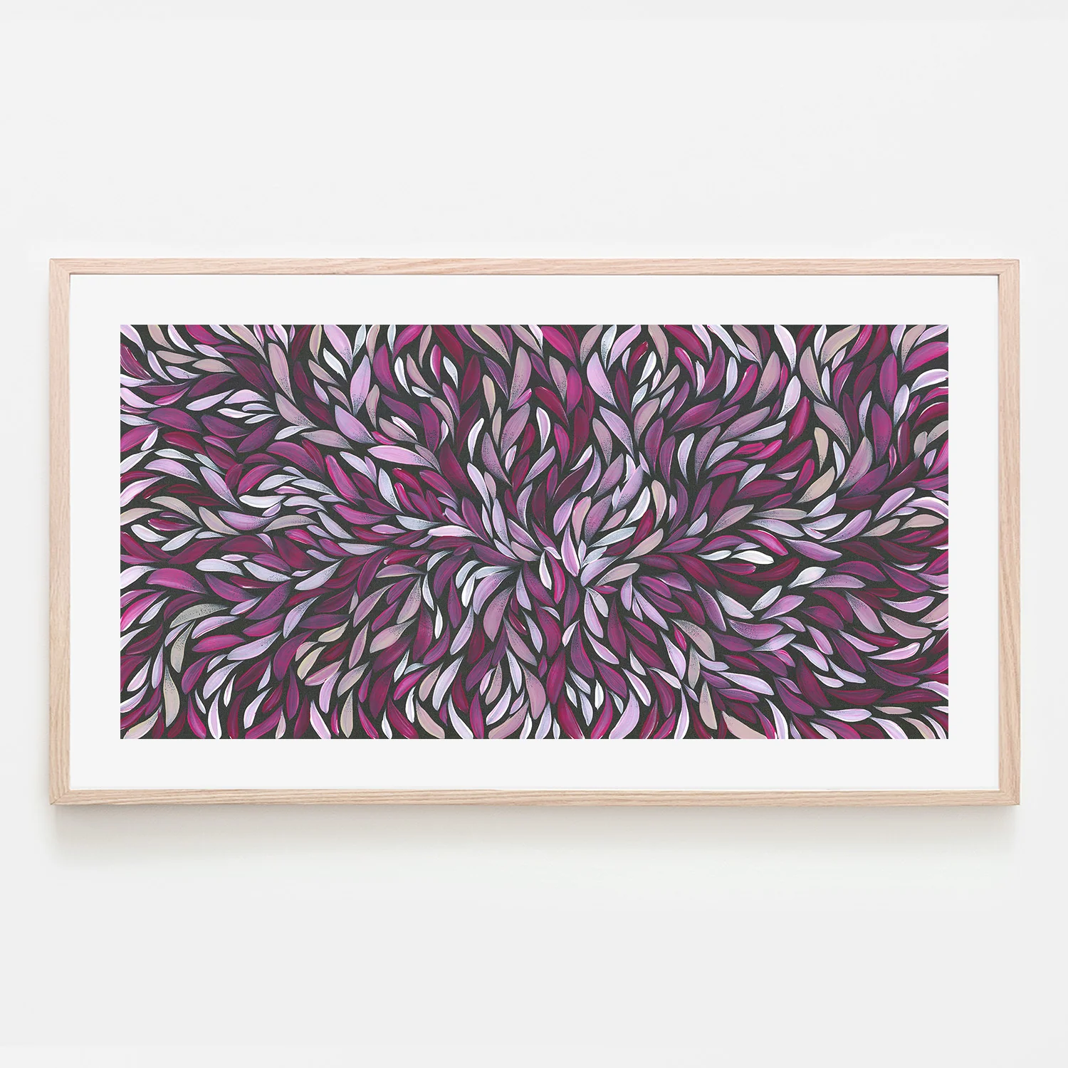 Tumbetin Baibaiye, Healing Leaves in Purple, Cream & White - Image 6