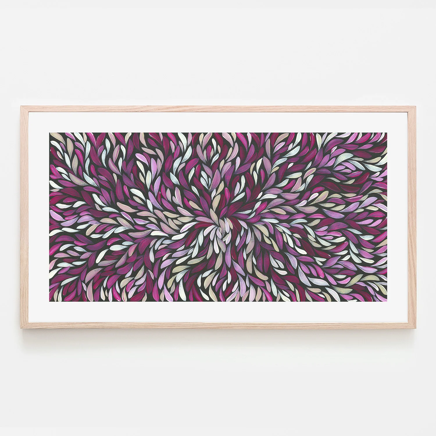 Tumbetin Baibaiye, Healing Leaves in Purple, Cream & White - Image 6