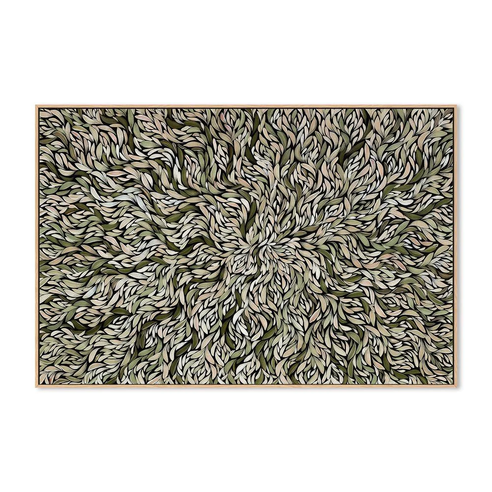 Tumbetin Baibaiye, Healing Leaves Series ,Earths Green Tone - Image 5