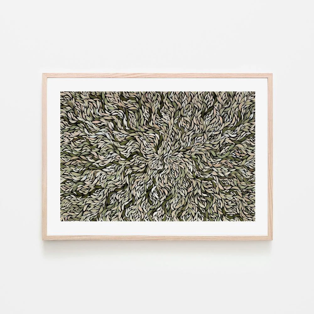 Tumbetin Baibaiye, Healing Leaves Series ,Earths Green Tone - Image 7