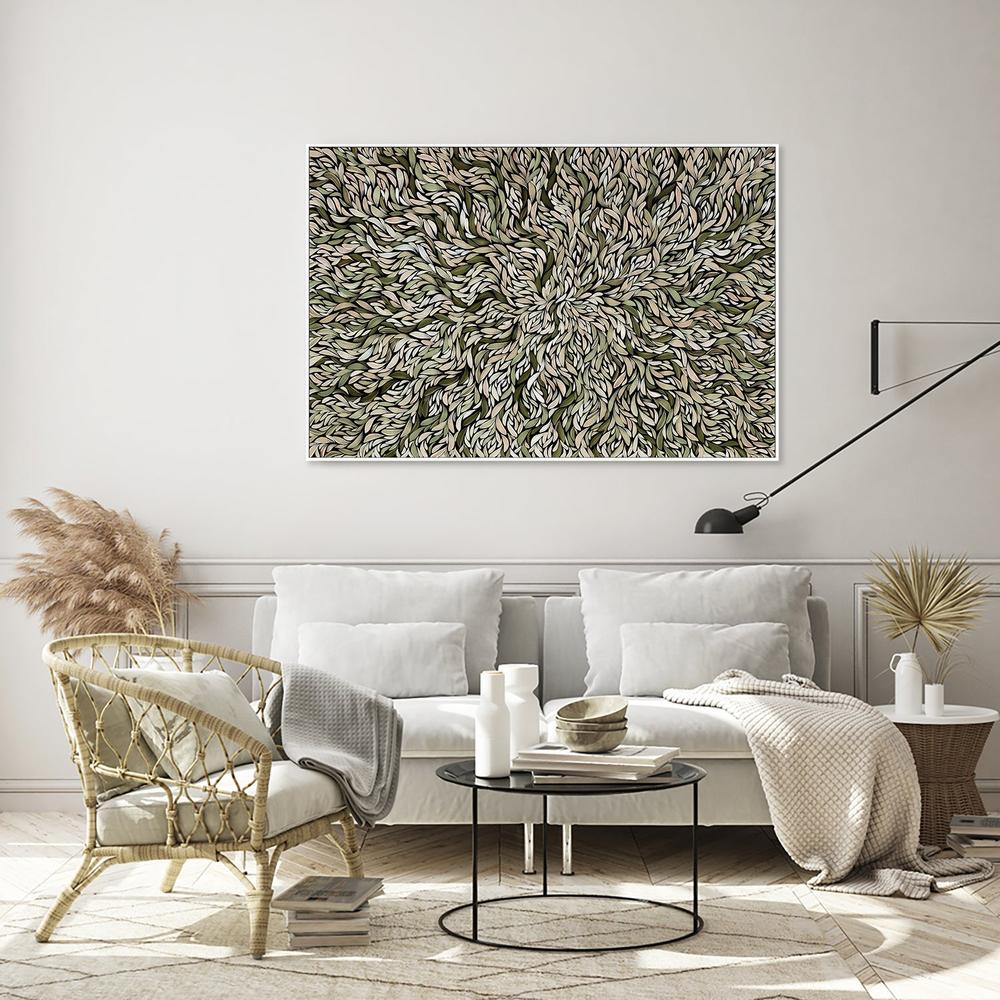 Tumbetin Baibaiye, Healing Leaves Series ,Earths Green Tone - Image 8