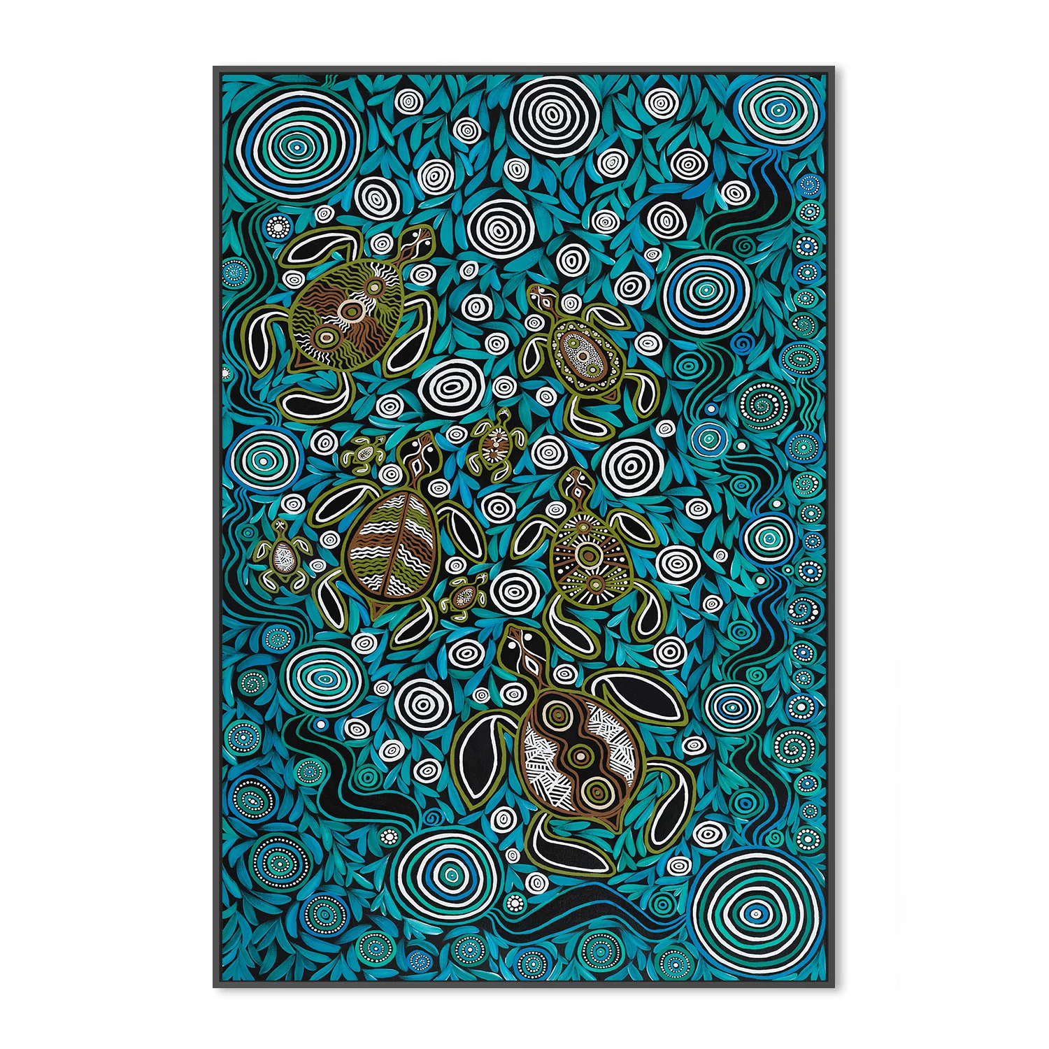 Turtles In Deep Water Dreaming - Image 3