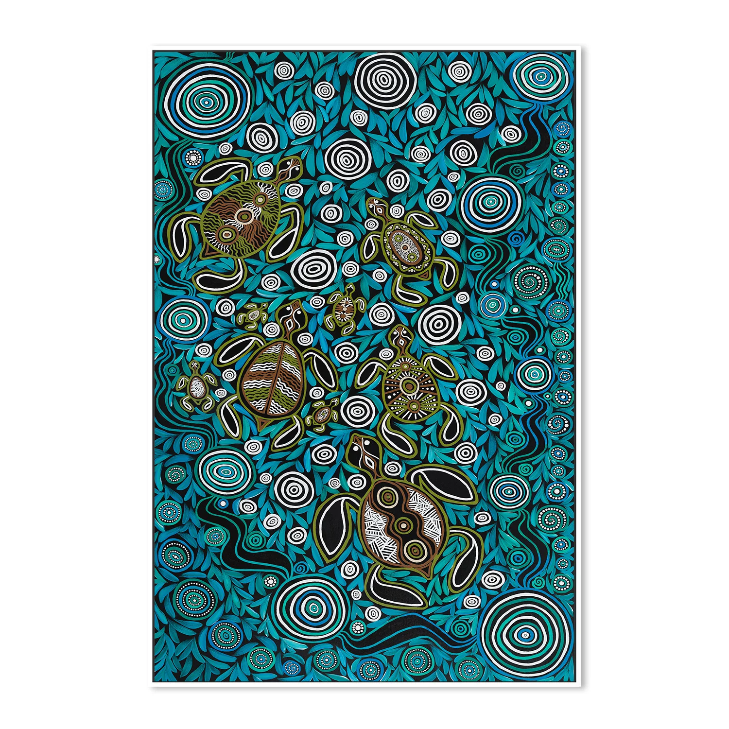 Turtles In Deep Water Dreaming - Image 5