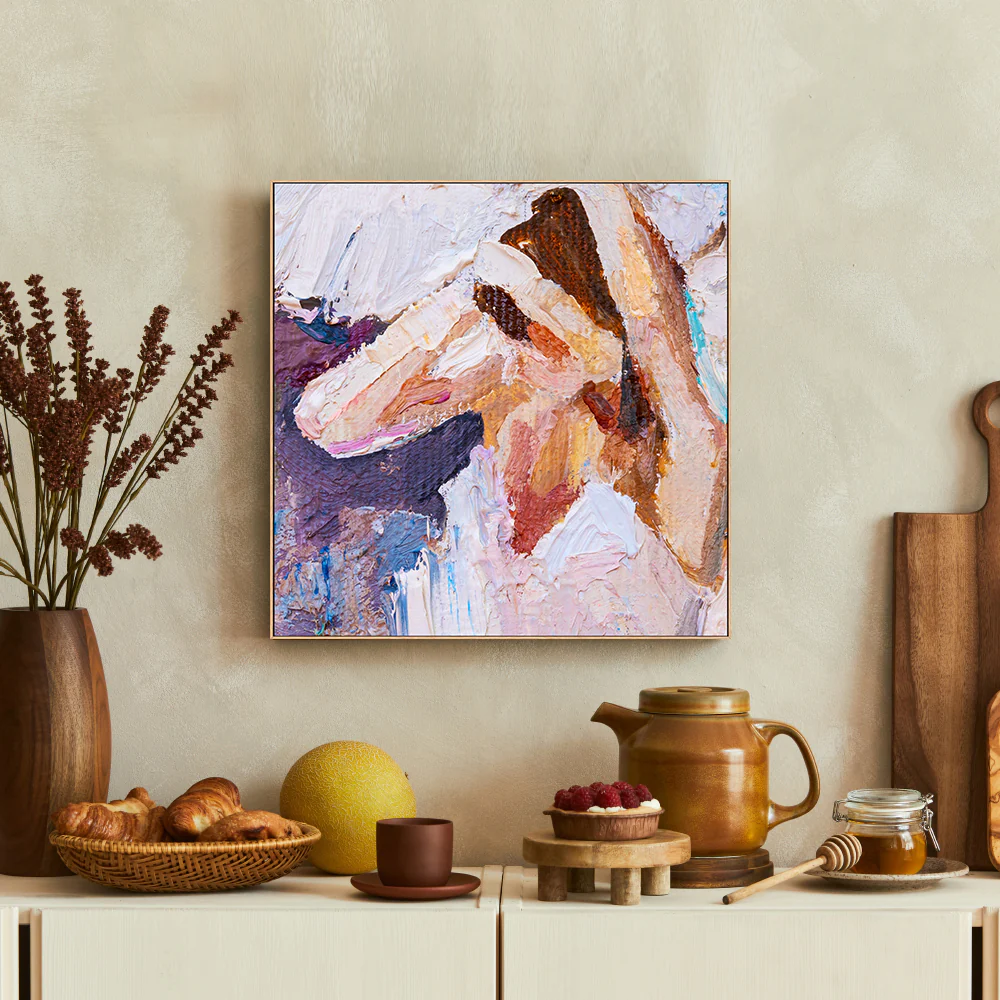 Unknown Figure , Hand-Painted Canvas - Image 2