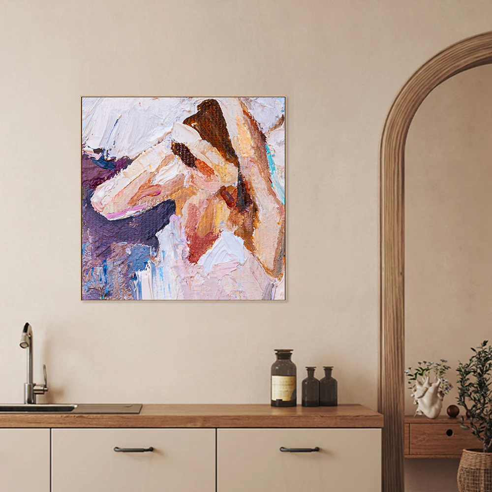 Unknown Figure , Hand-Painted Canvas - Image 7