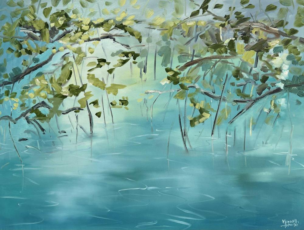 Upper Daintree 1, Original hand-painted artwork by Meredith Howse