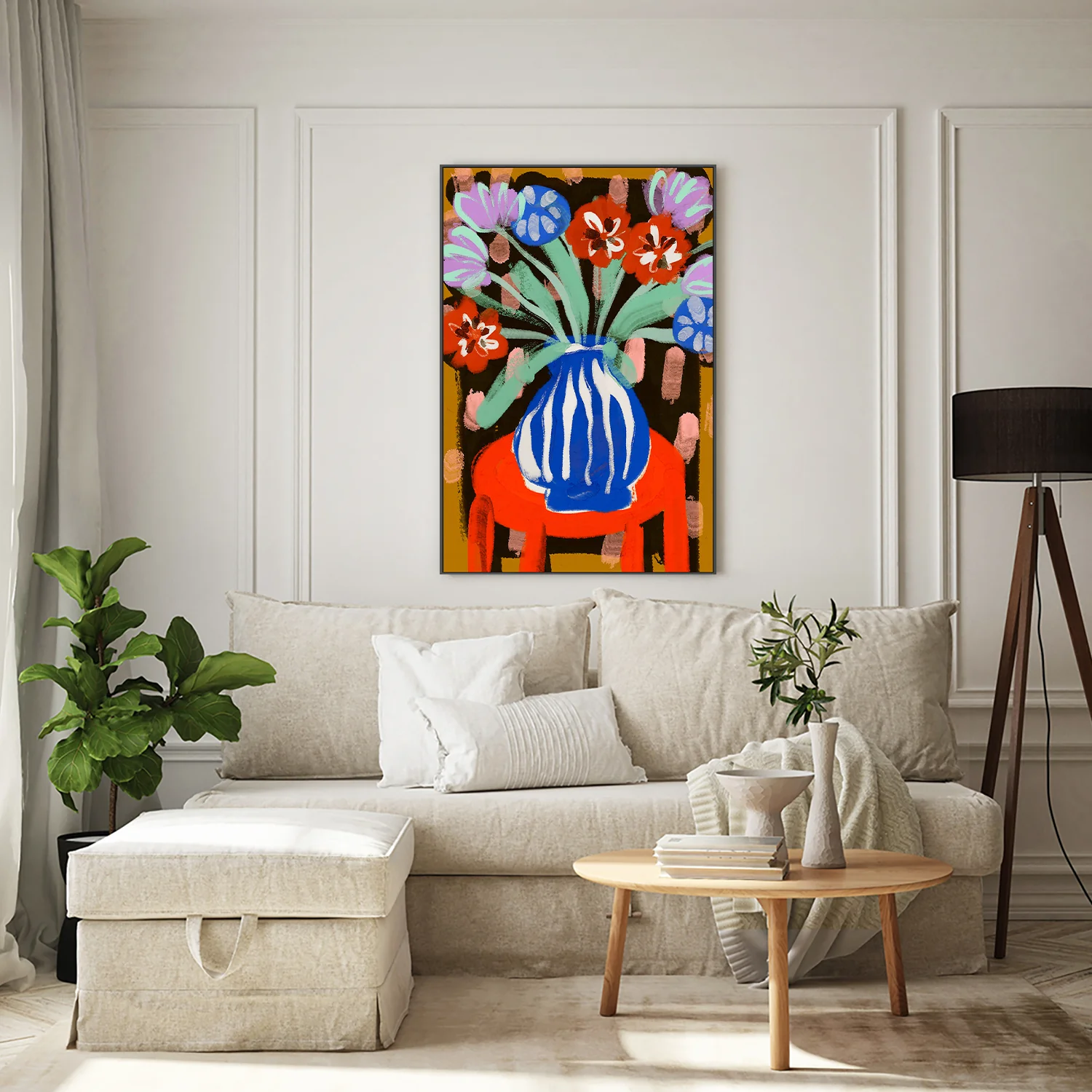 Vase of Joyful Blooms - Image 8