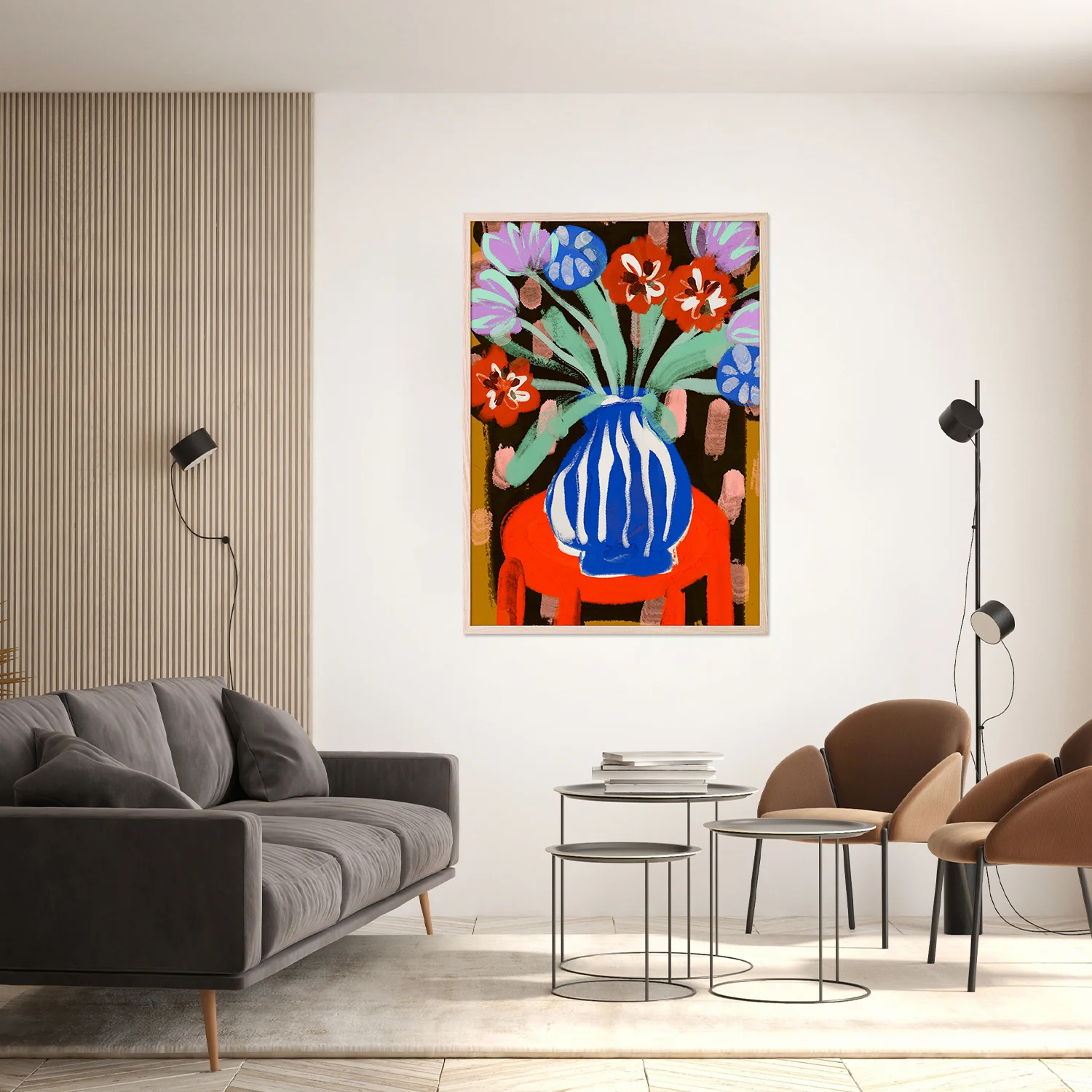 Vase of Joyful Blooms - Image 9