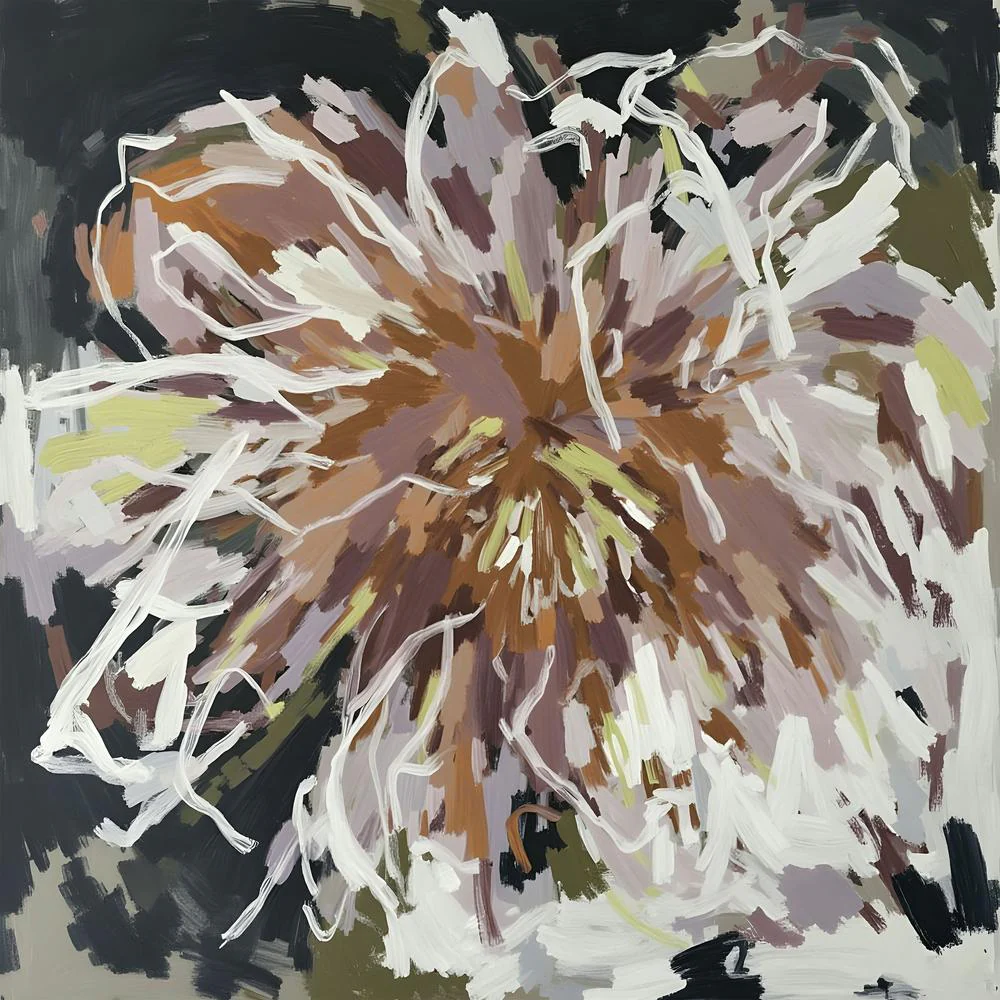 Vibrant Abstract Bloom, Style B