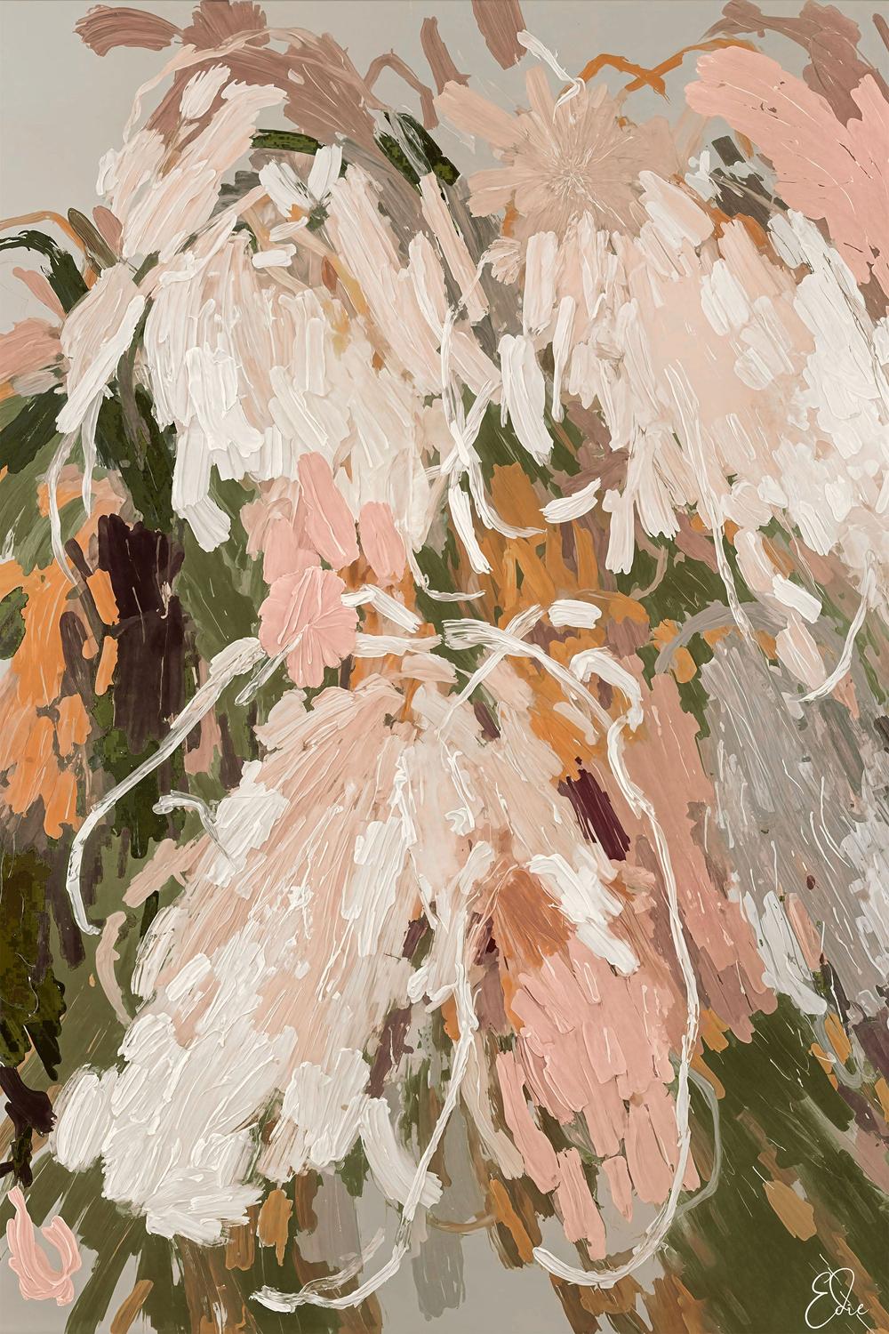 Vibrant Abstract Blooms, Style B
