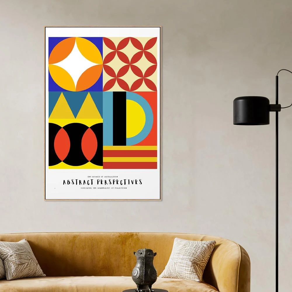Vibrant Geometric Abstract - Image 2