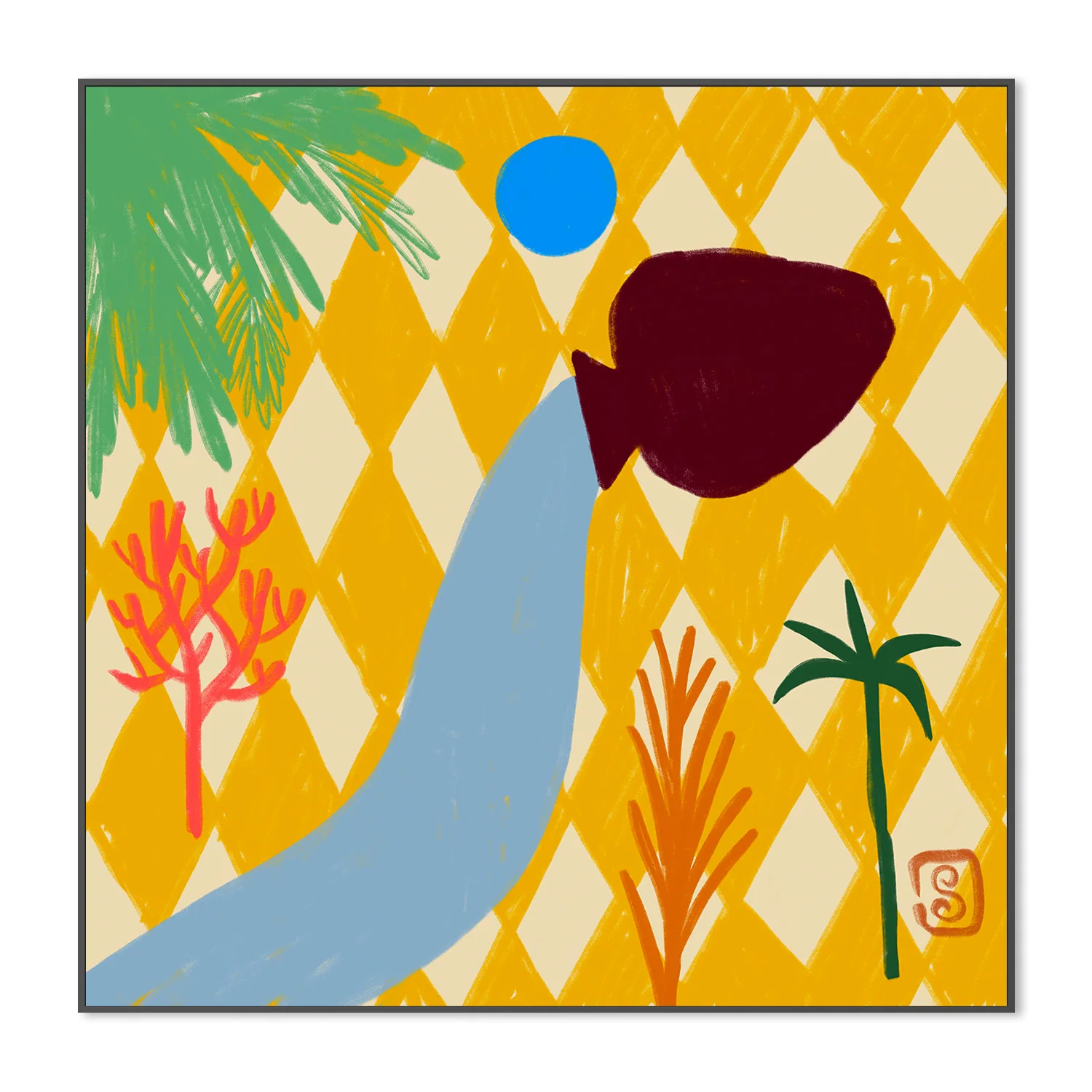 Vibrant Oasis Flow - Image 3