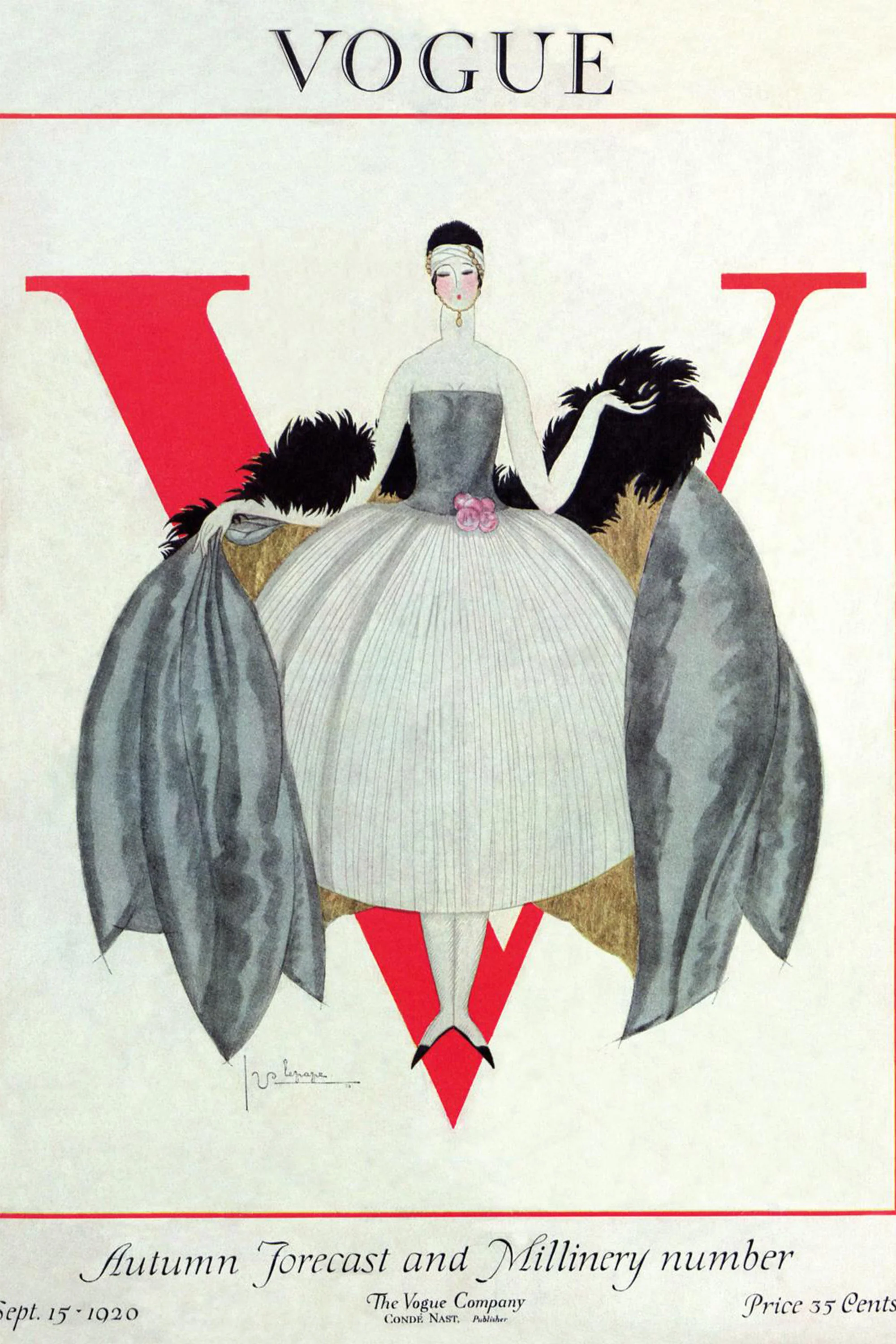 Vintage Fashion Cover VII