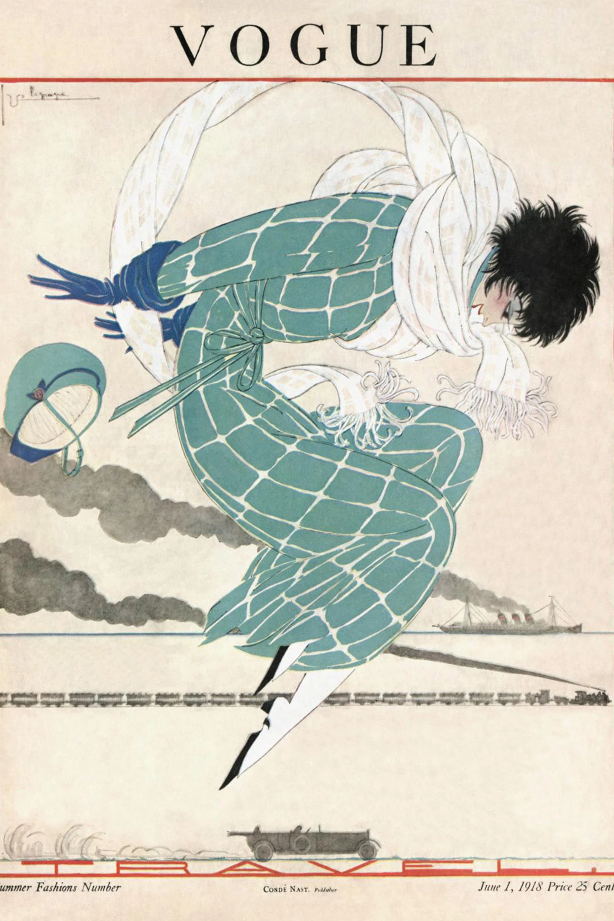 Vintage Fashion Cover XII