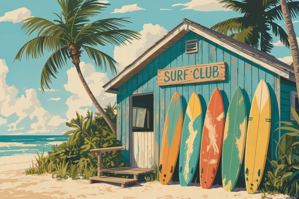 Vintage Surf Club Beach
