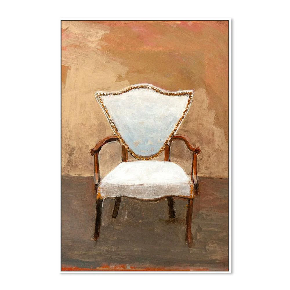 Vintage Upholstered Armchair - Image 5