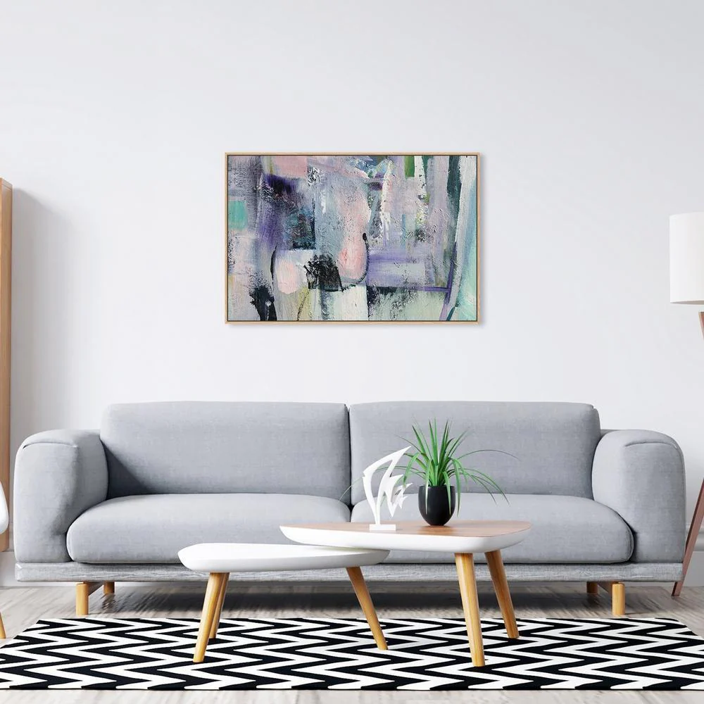 Violet Dream, Style C, Hand-Painted Canvas - Image 4