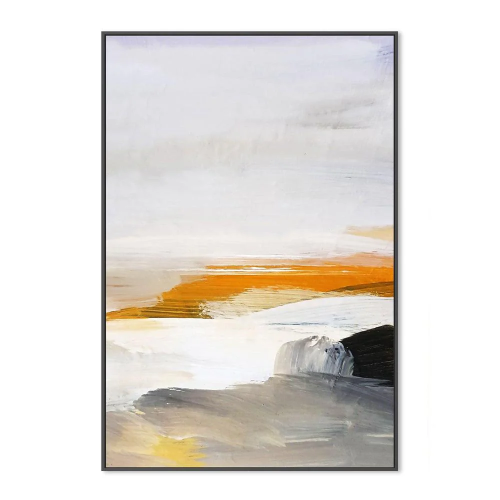 Warm Horizon, Style B , Hand-painted Canvas - Image 3