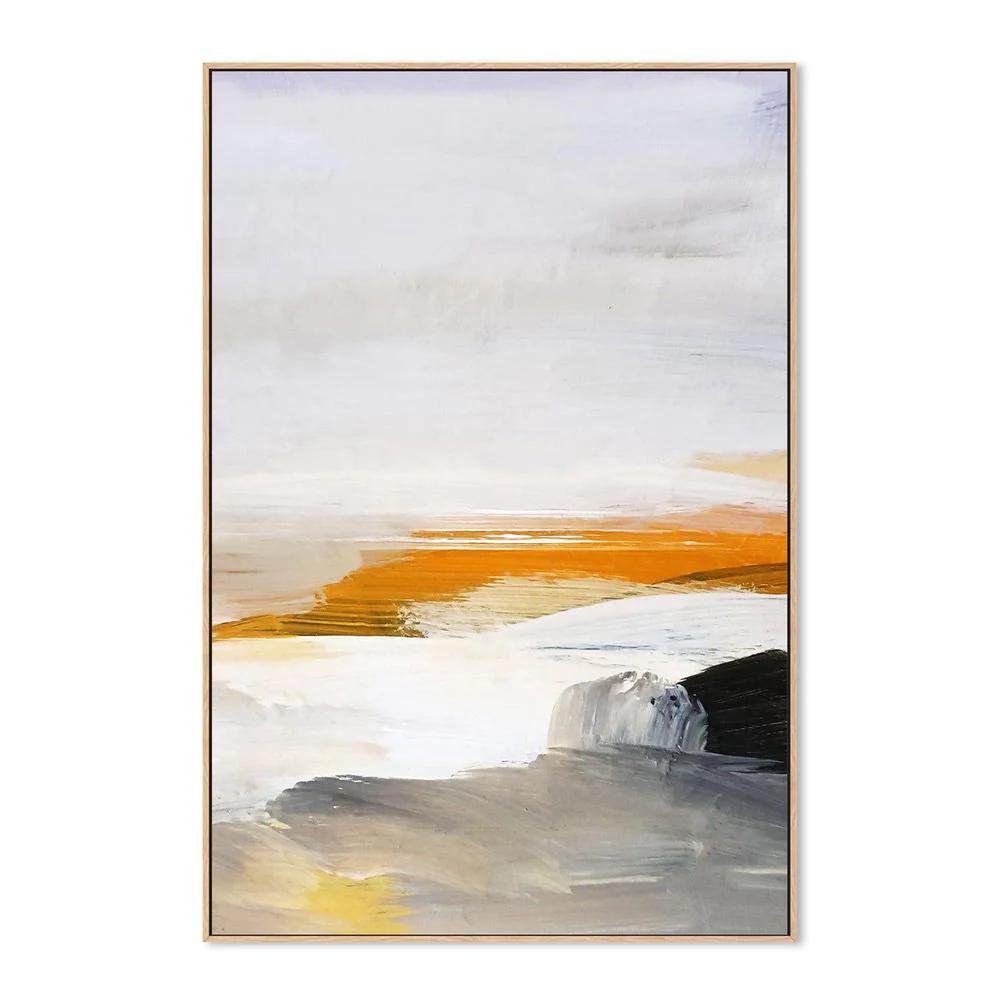 Warm Horizon, Style B , Hand-painted Canvas - Image 4