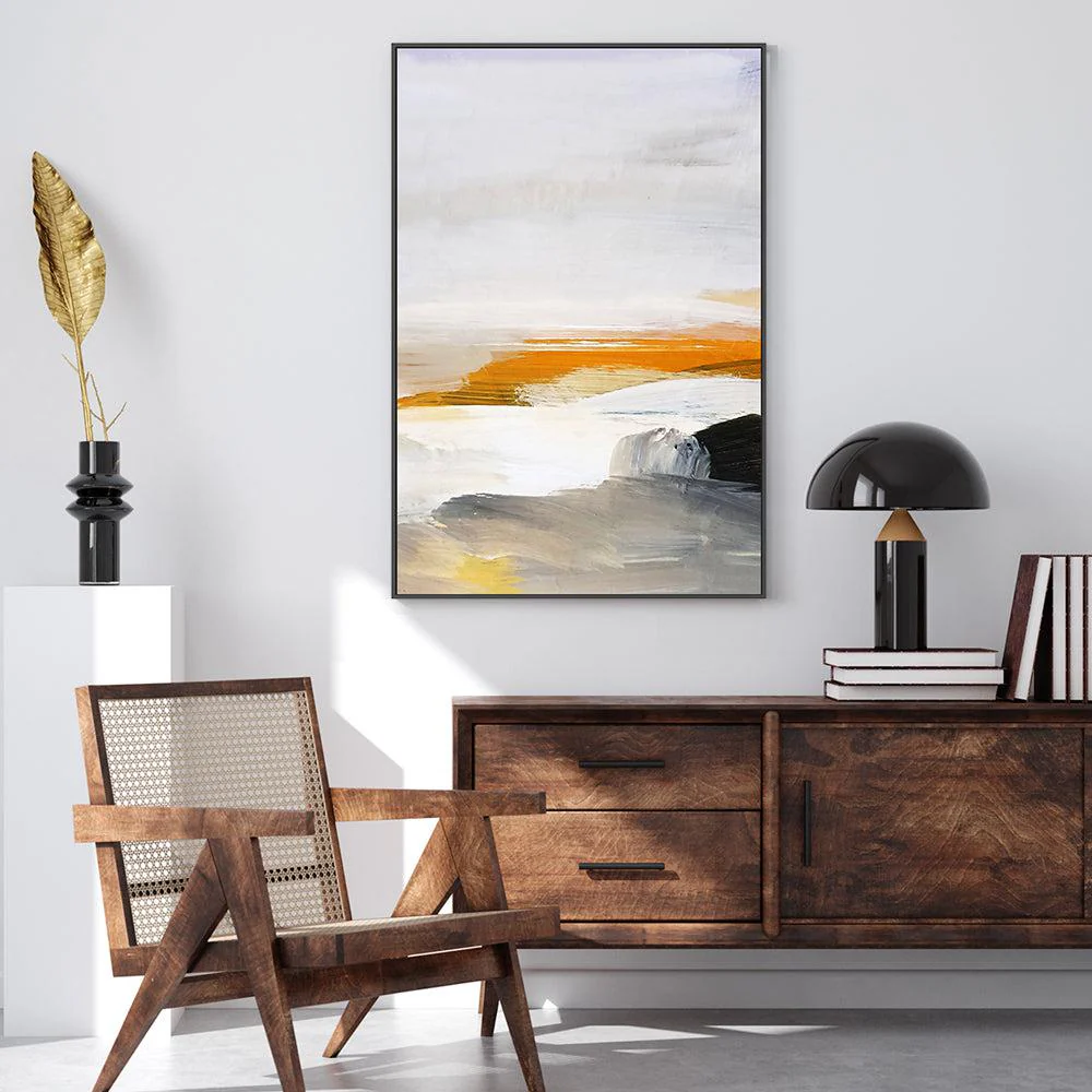 Warm Horizon, Style B , Hand-painted Canvas - Image 7