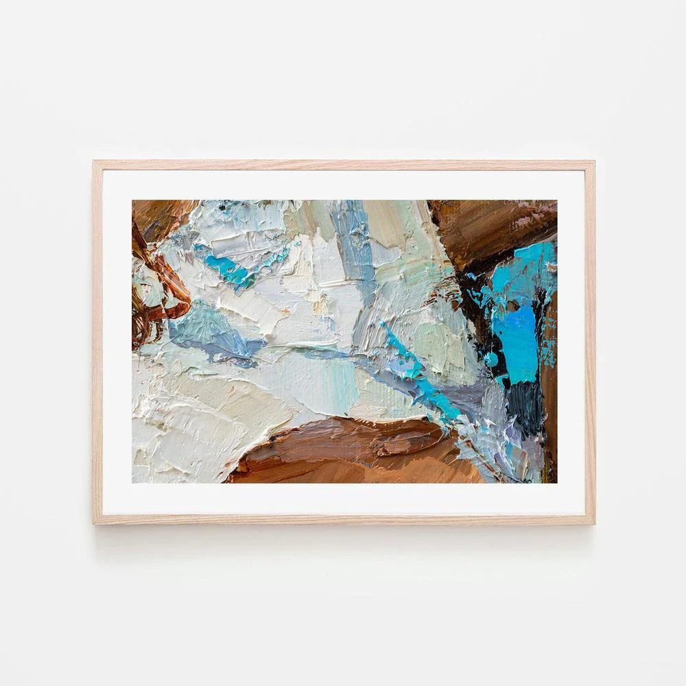 Water and Rust , Hand-painted Canvas - Image 6