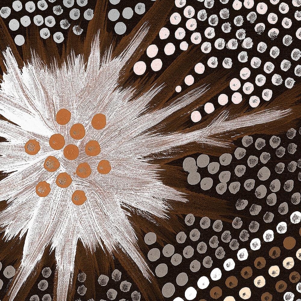 Waterhole Bush Tucker Dreaming, Style A, Burned Orange Tones - Image 9