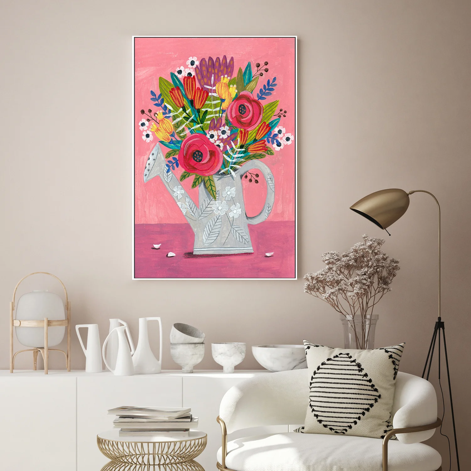 Watering Can with Flowers - Image 8