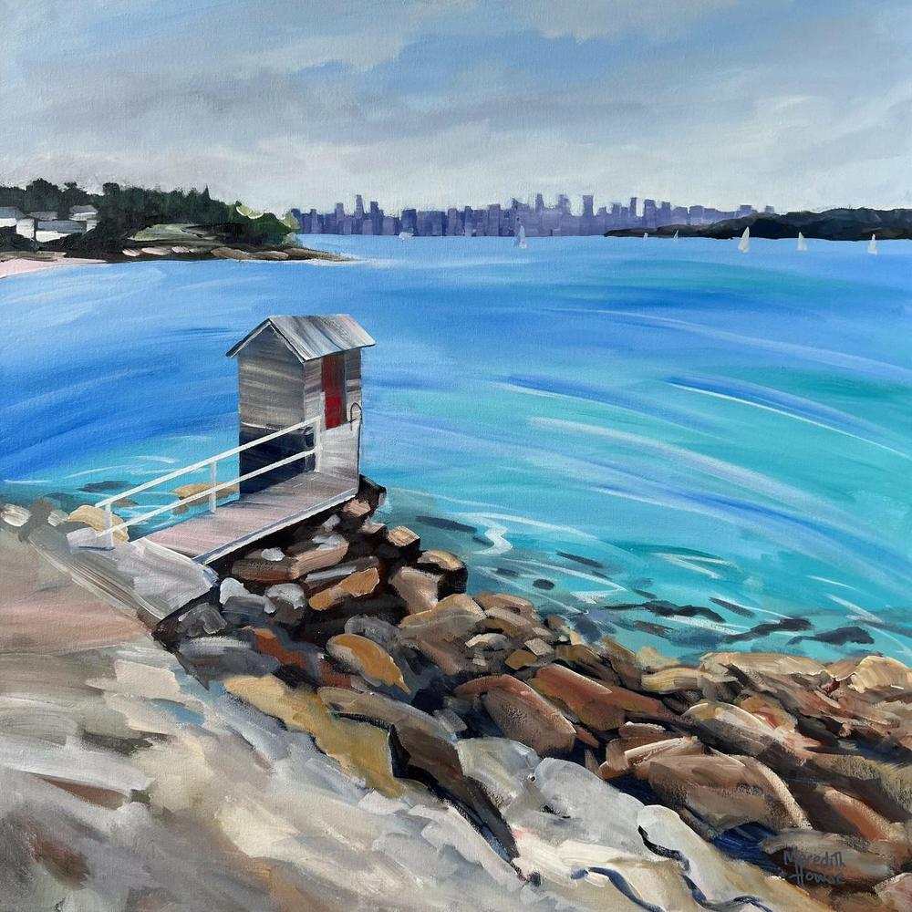 Watsons Bay, Original Hand-Painted Canvas By Meredith Howse