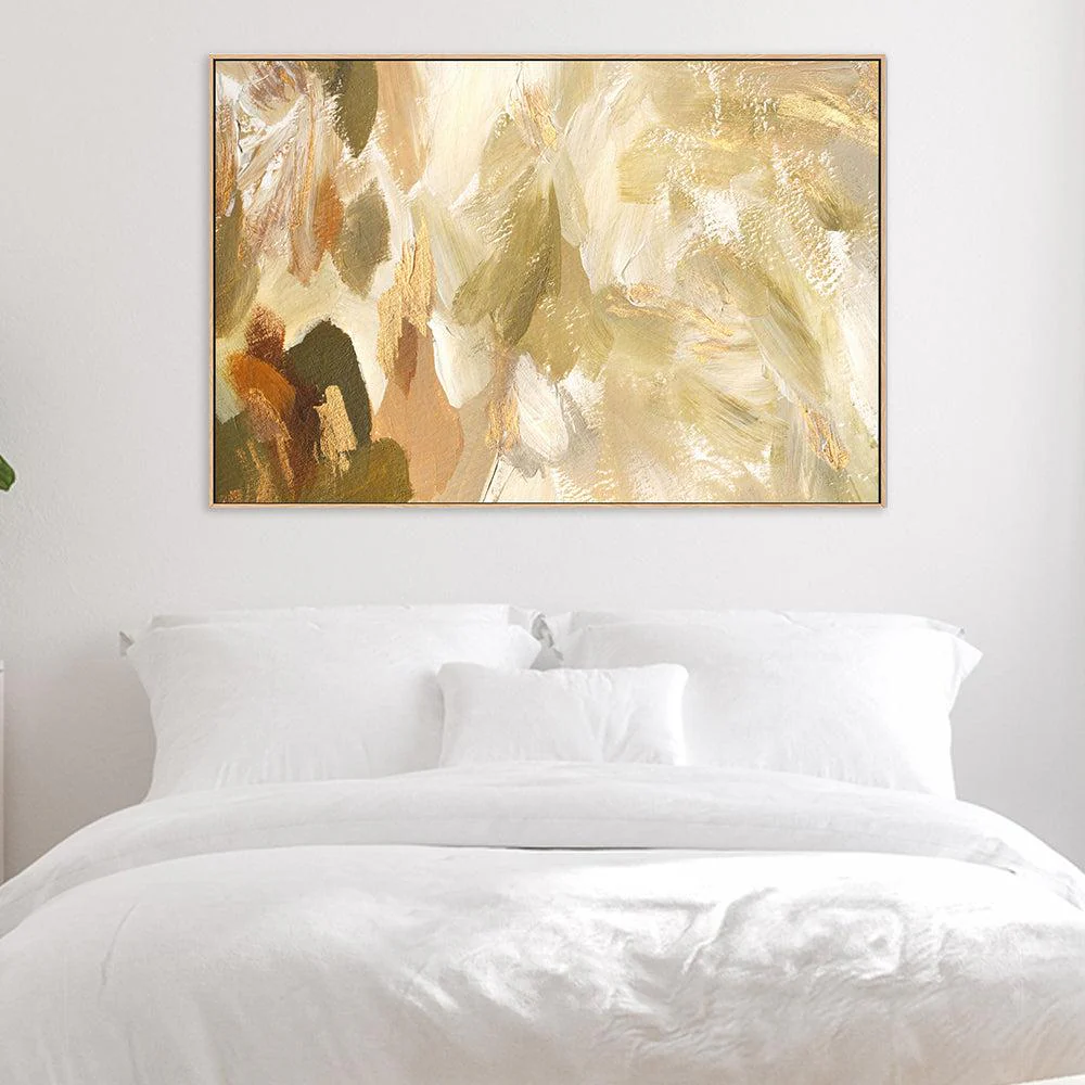 Waves of Gold, Style C , Hand-painted Canvas - Image 2
